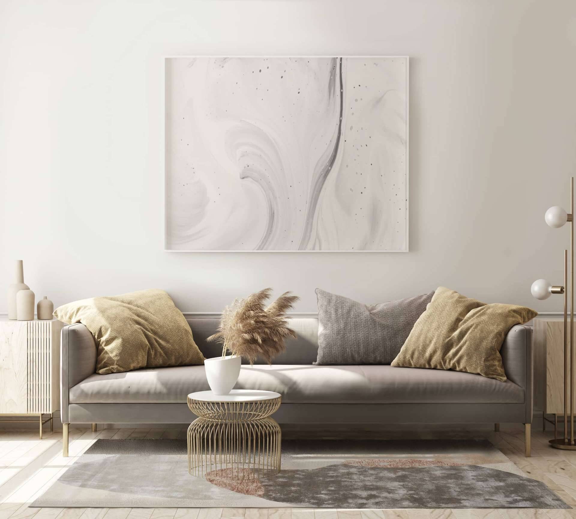 Moderner Teppich LAGOS BEIGE – Bild 4